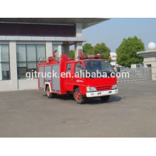 Jiangling 4 * 2 unidad de tanque de agua camión de bomberos